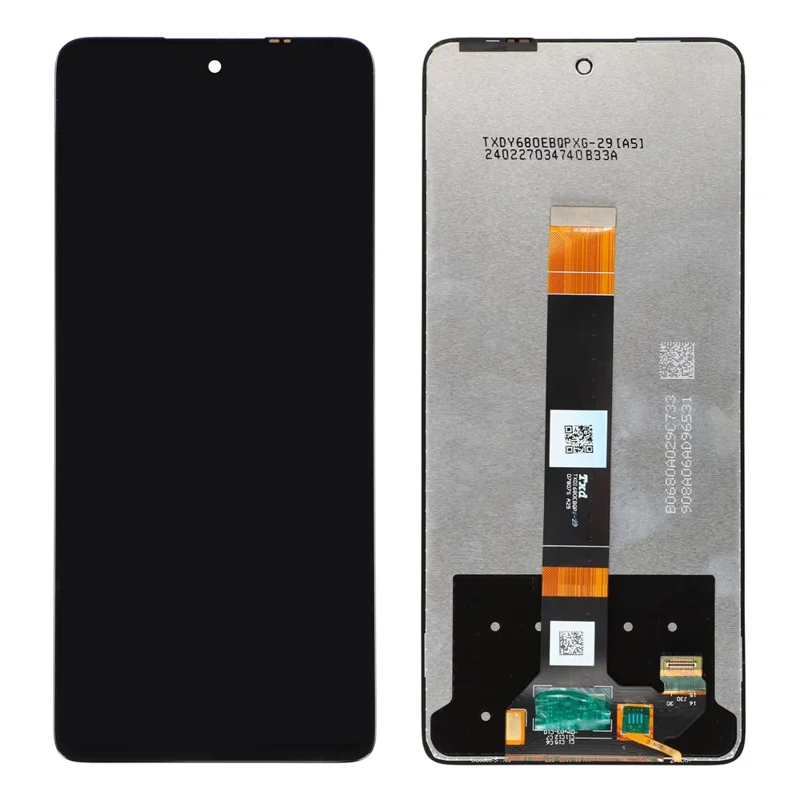 For TCL 40 NxtPaper 4G T612B Grade B LCD Screen and Digitizer Assembly Part, Glossy Screen (Without Logo)