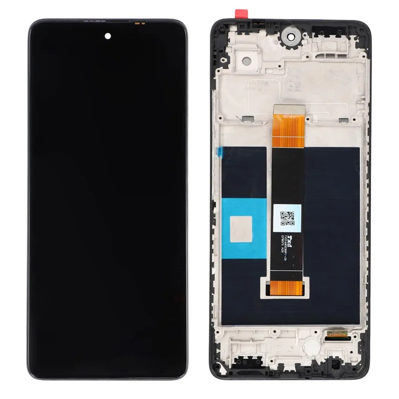 Für TCL 40 NxtPaper 4G T612B Grade B LCD-Bildschirm und Digitizer-Baugruppe + Rahmen, glänzender Bildschirm (ohne Logo)