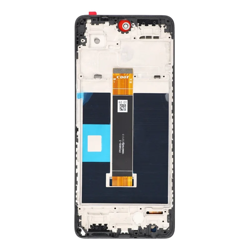 For TCL 40 NxtPaper 4G T612B Grade C LCD Screen and Digitizer Assembly + Frame Part, Glossy Screen (Without Logo)