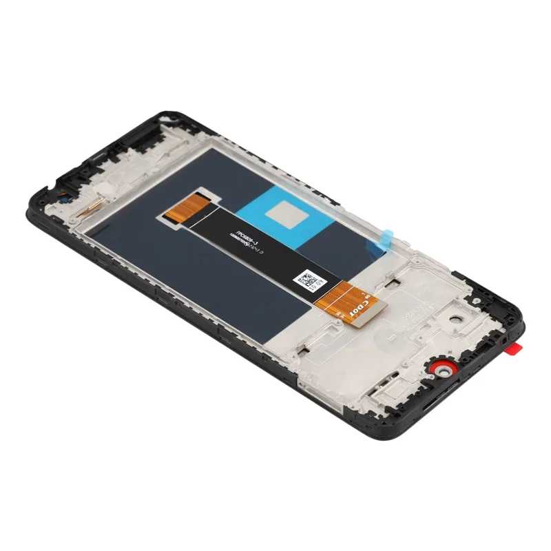 For TCL 40 NxtPaper 4G T612B Grade C LCD Screen and Digitizer Assembly + Frame Part, Glossy Screen (Without Logo)