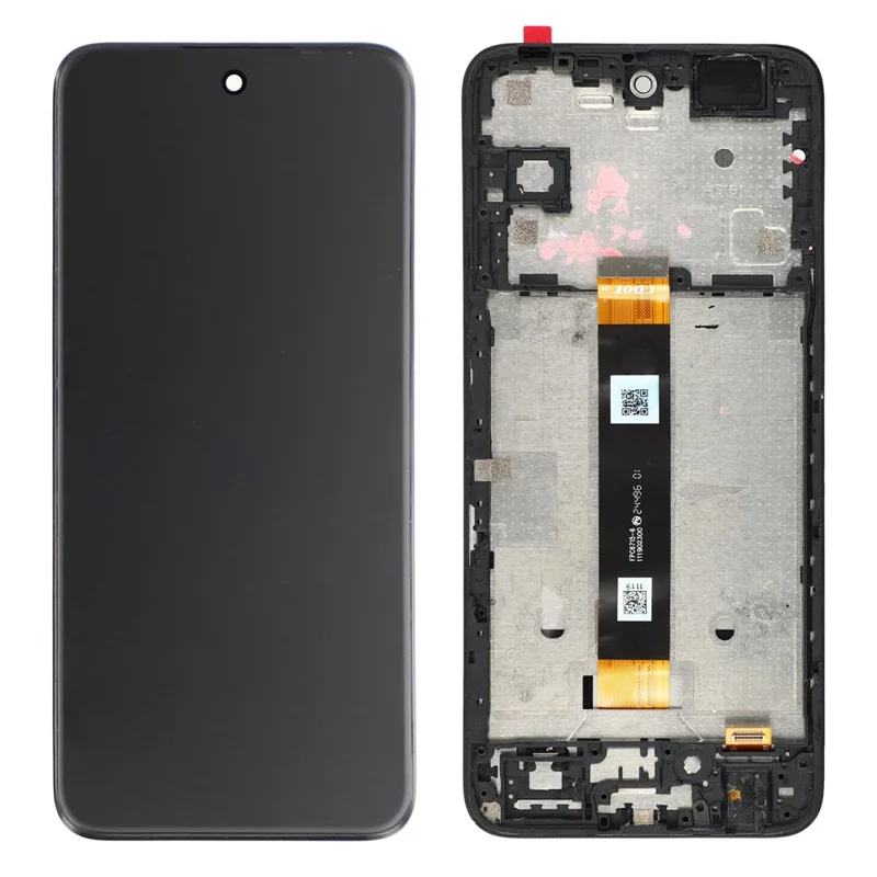 For TCL 60 SE NxtPaper 5G T521K OEM Grade S LCD Screen and Digitizer Assembly + Frame, Frosted Screen (Without Logo)