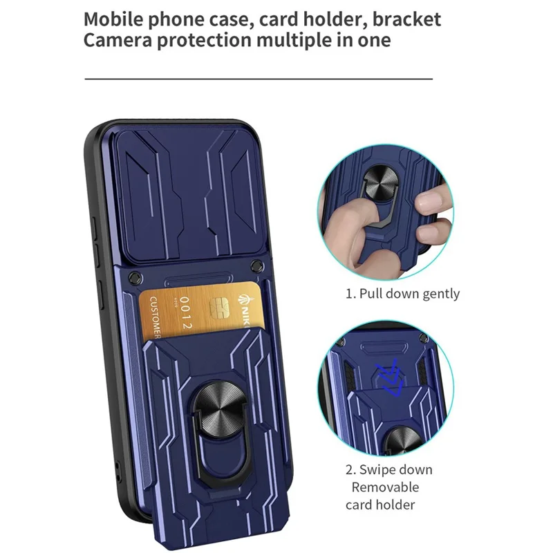 Оптовая продажа чехла для Oppo Find X9 5G, задняя панель из поликарбоната и термополиуретана с подставкой, с защитой камеры — черный