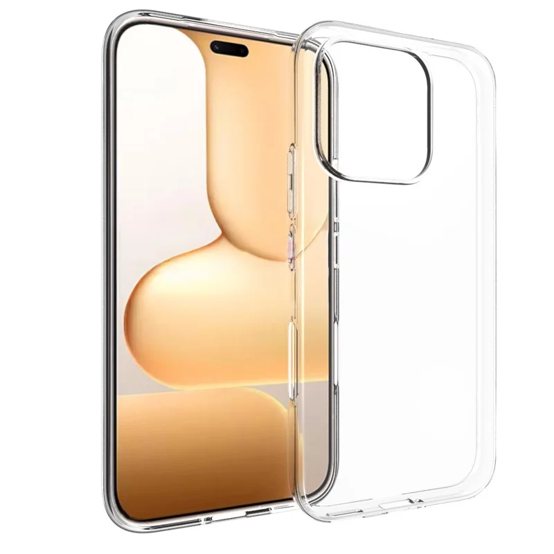 Coque pour Honor 600 Lite 5G, housse arrière transparente en TPU résistante aux traces d'eau - Transparent