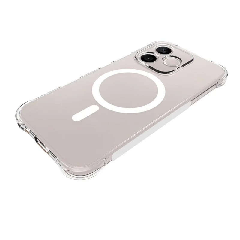 Compra al por mayor de funda magnética para Honor 600 Lite 5G, carcasa trasera transparente de TPU anti-caída