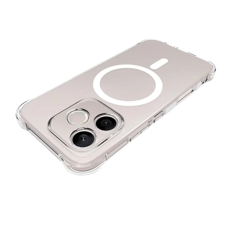 Compra al por mayor de funda magnética para Honor 600 Lite 5G, carcasa trasera transparente de TPU anti-caída