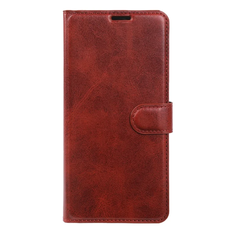 For Xiaomi Redmi A5 NFC (EU) (173.45mm) Case Stand Wallet Calf Texture PU Leather Flip Phone Cover - Red