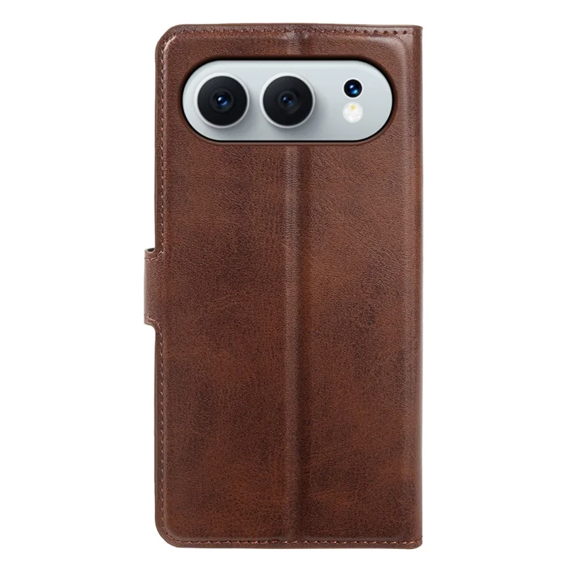 Til Honor 500 5G Etui med stå og wallet, kuets mønster i PU-læder, flip-etui - Brun