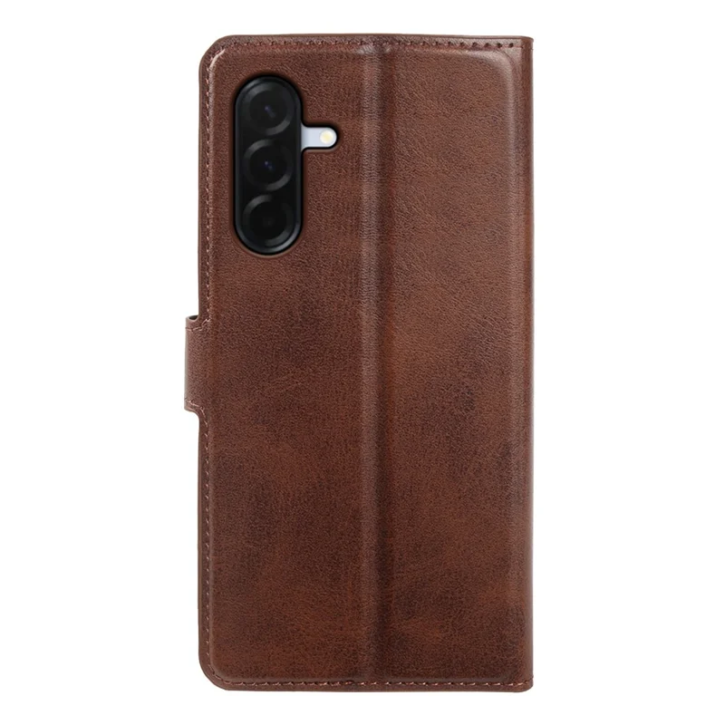 Flip Case til Samsung Galaxy A17 4G / A17 5G med stående funktion, wallet, kalvlæderstruktur i PU-læder - Brun