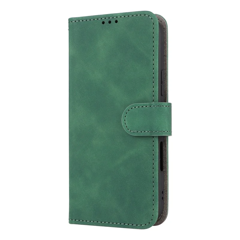 Funda tipo cartera con soporte de cuero para Honor 600 Lite 5G, tacto suave, resistente a caídas, tipo libro, color verde