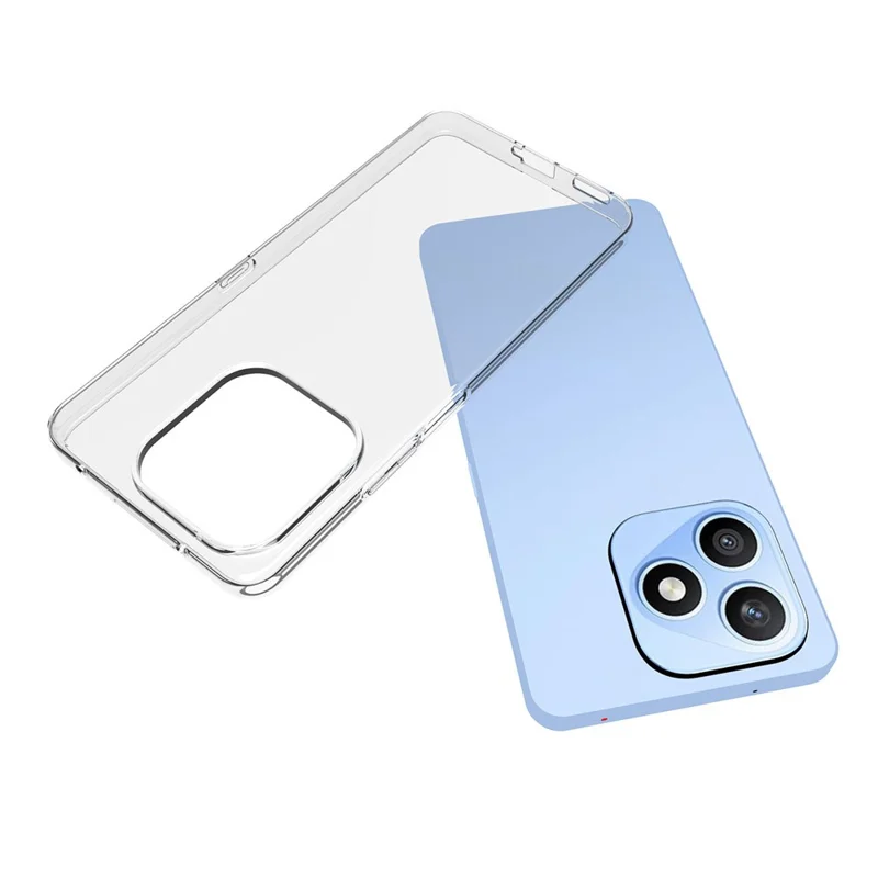 للهونور X8d 4G غطاء شفاف لهاتف مقاوم للعيوب الخلفي من مادة TPU