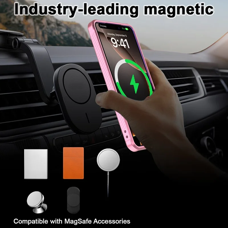 For Samsung Galaxy S26+ Case TPU+PC Matte Phone Cover - Light Pink