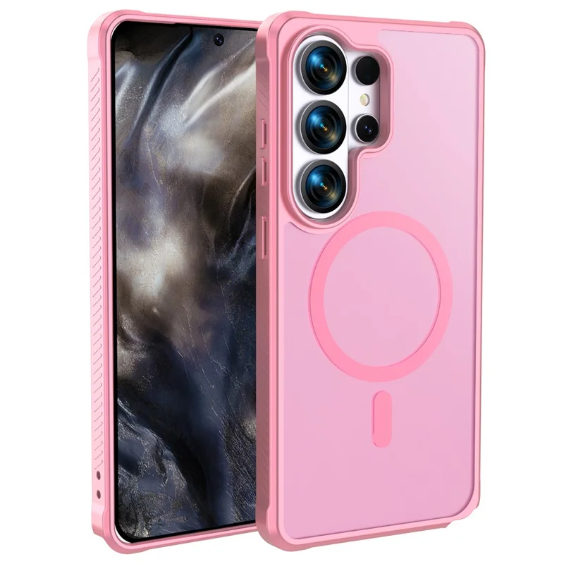 For Samsung Galaxy S26 Ultra Case TPU + PC Matte Phone Cover - Light Pink