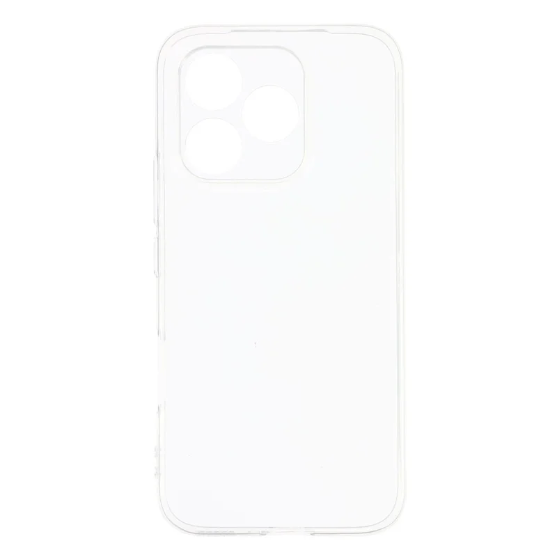 For Honor 600 Lite 5G Back Cover Ultra Thin Flexible TPU Clear Phone Case - Transparent