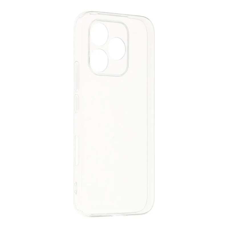 For Honor 600 Lite 5G Back Cover Ultra Thin Flexible TPU Clear Phone Case - Transparent