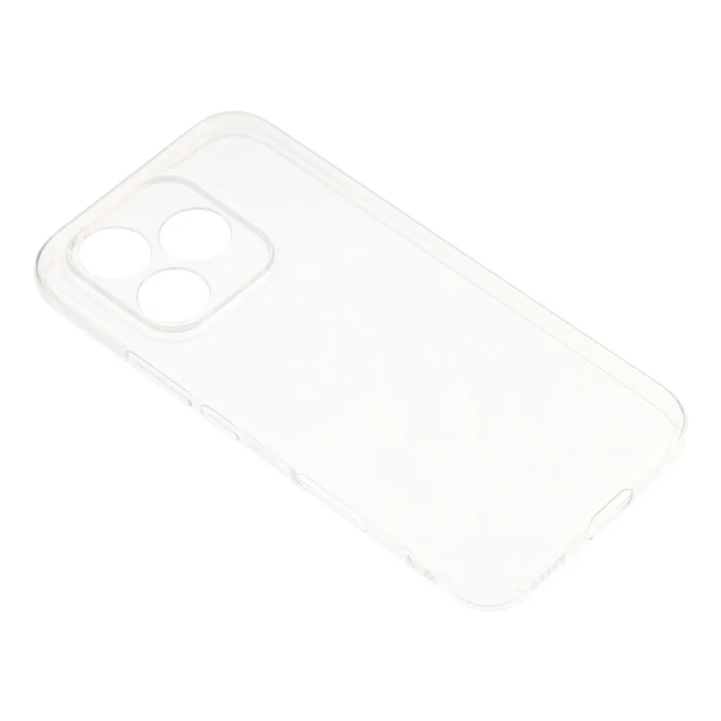 For Honor 600 Lite 5G Back Cover Ultra Thin Flexible TPU Clear Phone Case - Transparent