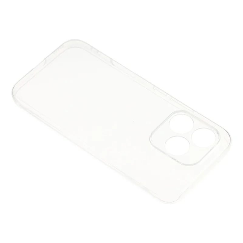 For Honor 600 Lite 5G Back Cover Ultra Thin Flexible TPU Clear Phone Case - Transparent