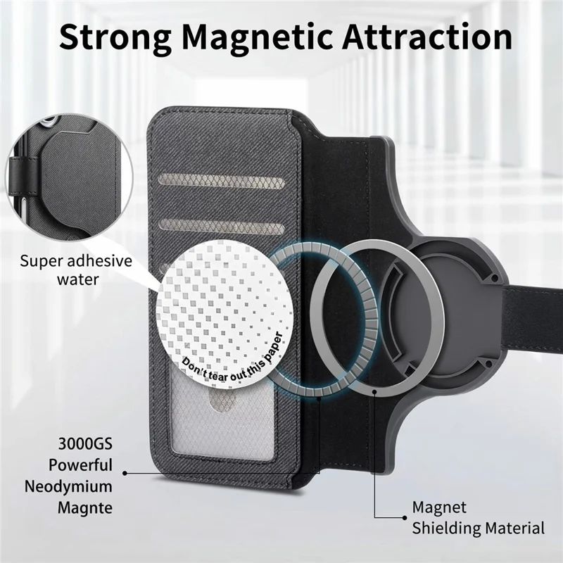 For Samsung Galaxy A16 5G  /  4G Magnetic Case RFID Blocking Detachable Wallet Stand Cloth Texture Leather Phone Cover - Black