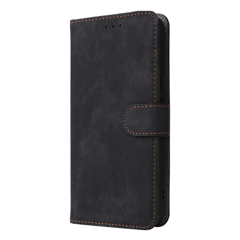 Phone Case For Google Pixel 10a Wallet RFID Blocking PU Leather Phone Cover Stand with Strap - Black