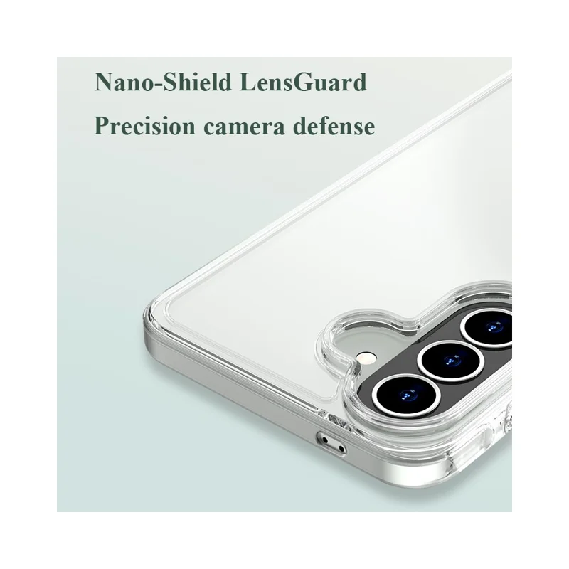 LEREACH TOC Series for Samsung Galaxy A57 5G Case TPU + Acrylic Phone Cover - Transparent