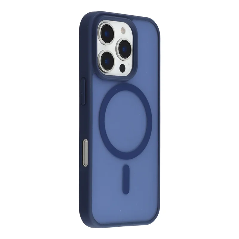 For iPhone 16 Pro Max Magnetic Case 1.5mm Skin-feel PC TPU Shockproof Mobile Back Cover (Compatible with MagSafe)