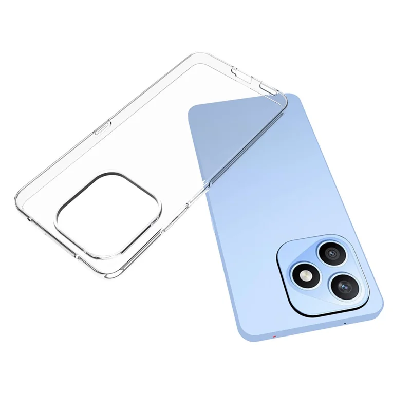 10Pcs / Pack For Honor X8d 4G Case Watermark Free TPU Protective Phone Cover - Transparent