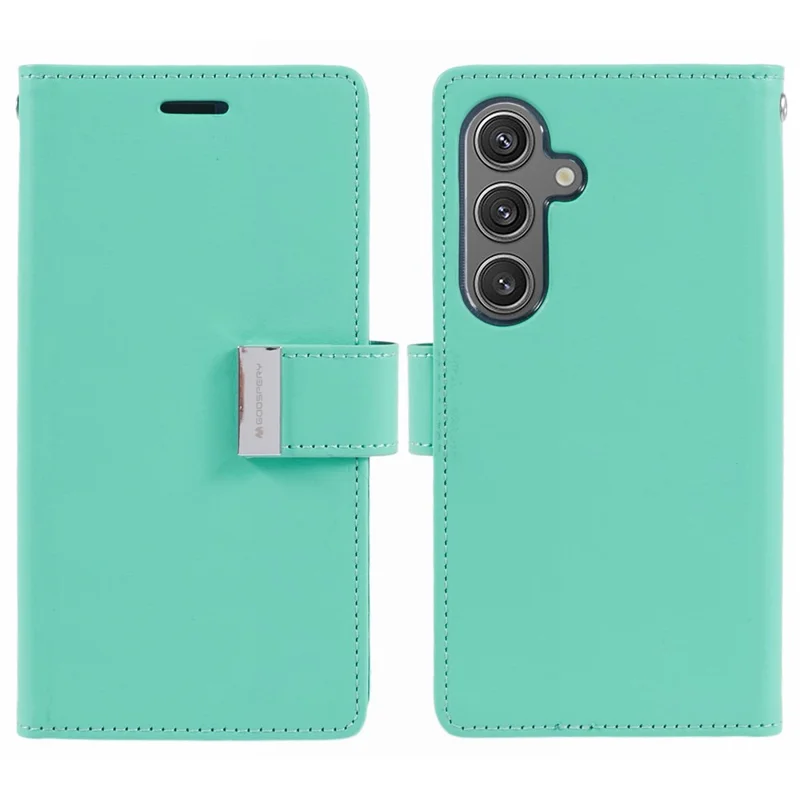 MERCURY GOOSPERY For Samsung Galaxy S26+ Wallet Case Protective Leather Folio Phone Cover - Green