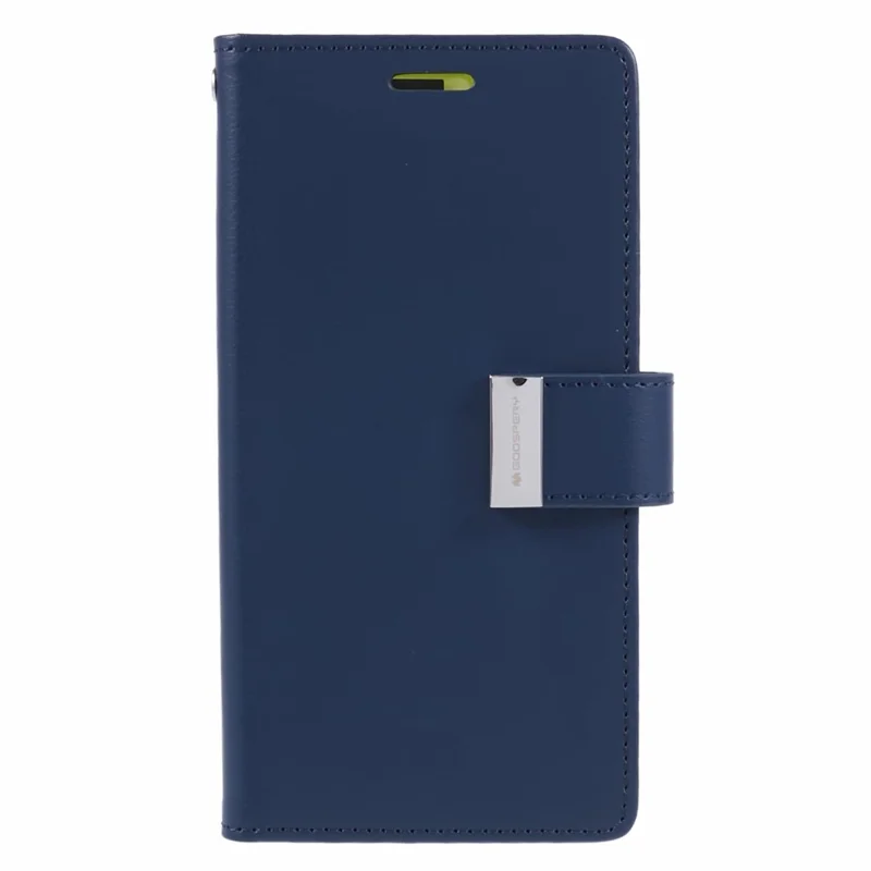 MERCURY GOOSPERY For Samsung Galaxy S26 Wallet Case Protective Leather Folio Phone Cover - Dark Blue