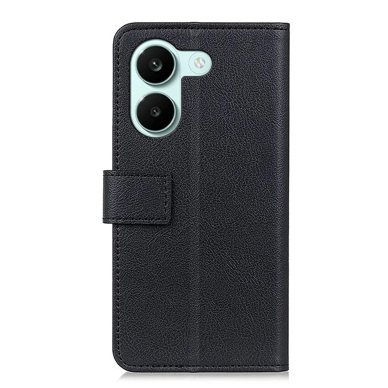 For Xiaomi Poco X8 Pro 5G / Redmi Turbo 5 5G Case PU Leather Stand Wallet Phone Cover - Black