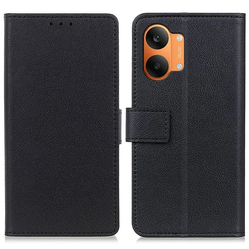 Case for Xiaomi Poco X8 Pro Max 5G  /  Redmi Turbo 5 Max 5G PU Leather Stand Wallet Phone Cover - Black