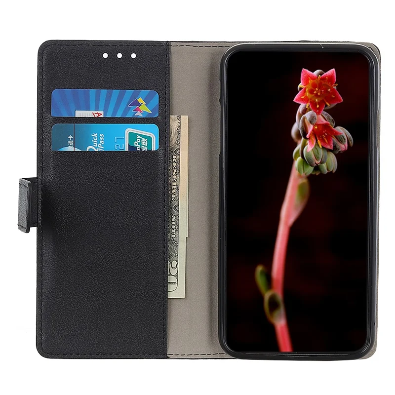 Case for Xiaomi Poco X8 Pro Max 5G  /  Redmi Turbo 5 Max 5G PU Leather Stand Wallet Phone Cover - Black