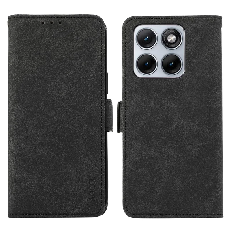 ABEEL Funda para Motorola Edge 70 Fusion 5G de Cuero PU Tipo Libro con Soporte y Bloqueo RFID - Negra