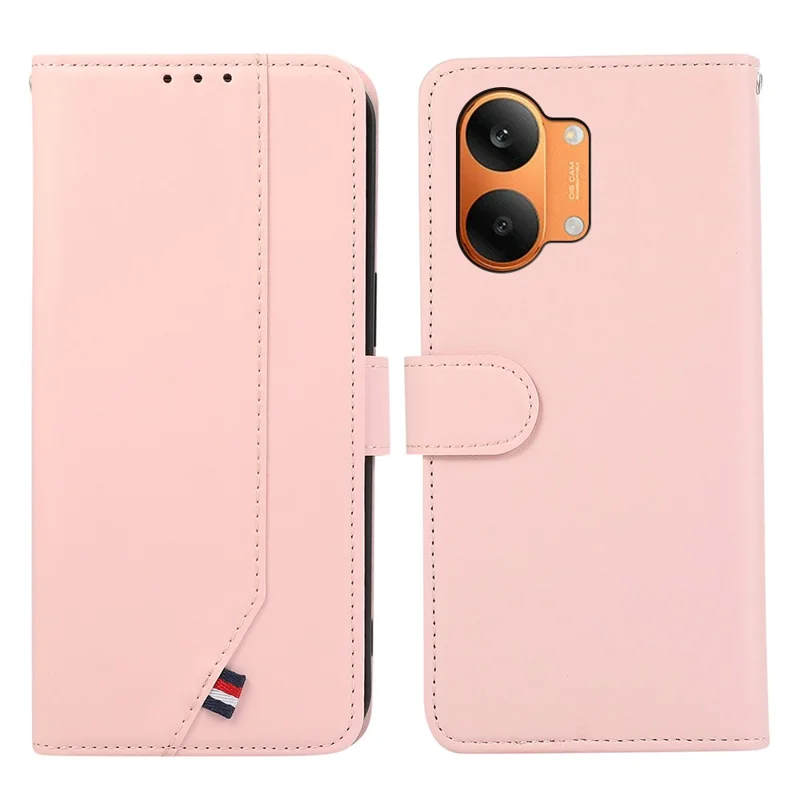For Xiaomi Poco X8 Pro Max 5G / Redmi Turbo 5 Max 5G Case RFID Blocking Flip Leather Phone Cover - Pink