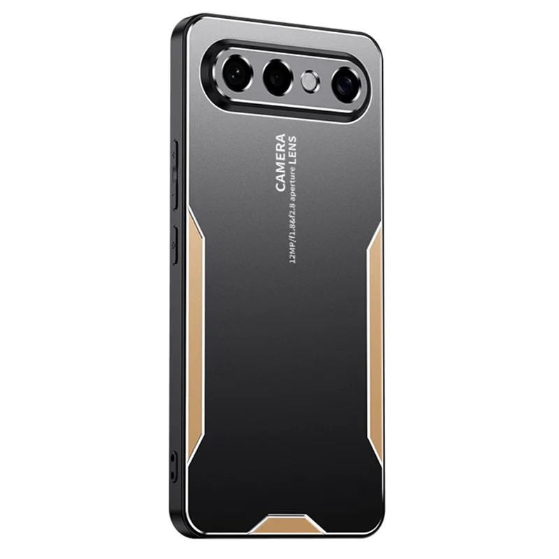 For vivo S50 Pro mini 5G Phone Case Aluminium Alloy TPU PC Back Cover - Gold