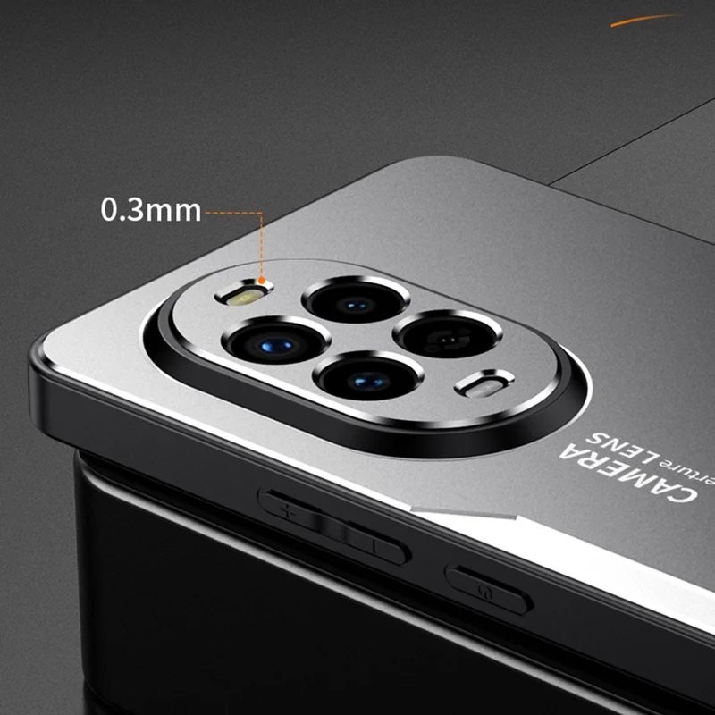 For Huawei nova 15 5G Phone Case Aluminium Alloy TPU PC Back Cover - Gold