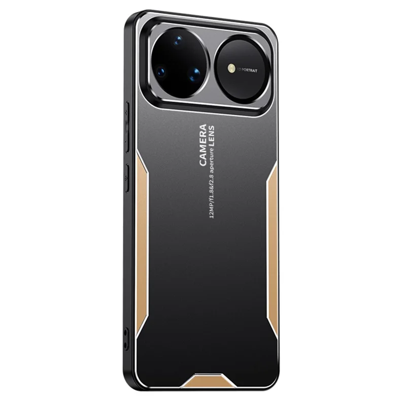 For Huawei nova 15 Ultra 5G Phone Case Aluminium Alloy TPU PC Back Cover - Gold