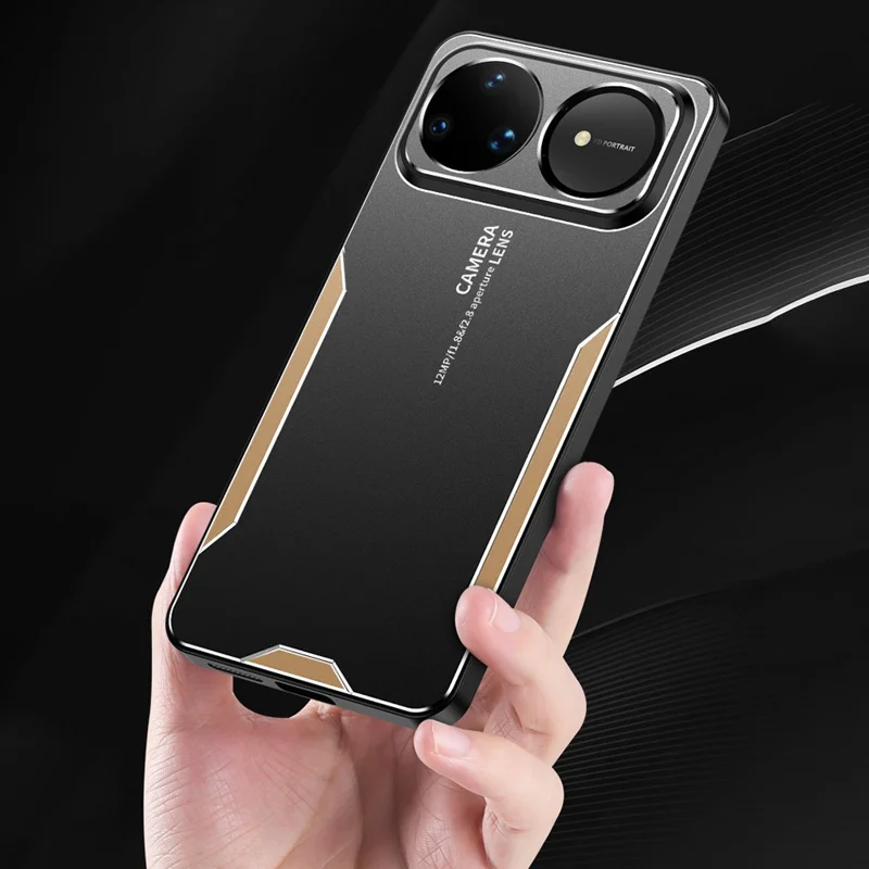 For Huawei nova 15 Ultra 5G Phone Case Aluminium Alloy TPU PC Back Cover - Gold