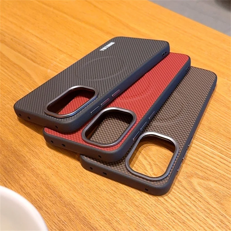 YUTANG Magnetic Case for OnePlus 15R 5G  /  Ace 6 5G  /  Ace 6T 5G Dot Pattern PC+TPU Shockproof Phone Cover - Red