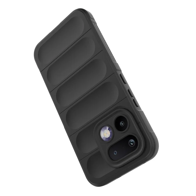 Coque pour Realme 16 Pro 5G, Antichute, Souple en TPU, Résistante, Couverture Arrière - Noir
