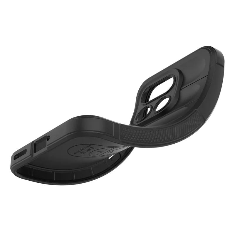 Coque pour Realme 16 Pro 5G, Antichute, Souple en TPU, Résistante, Couverture Arrière - Noir