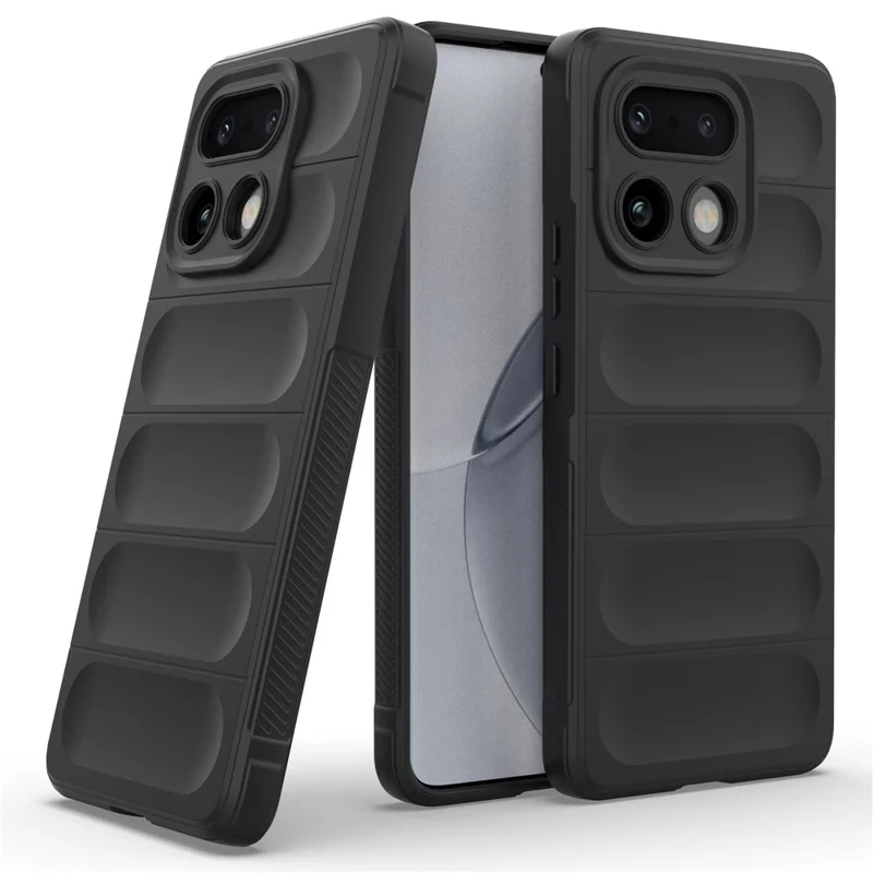 Coque pour Realme 16 Pro+ 5G, Antichute, Souple en TPU, Résistante, Protection Arrière - Noir