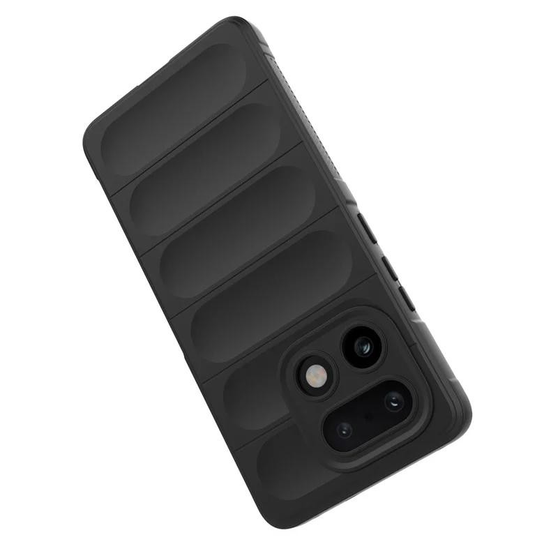 Coque pour Realme 16 Pro+ 5G, Antichute, Souple en TPU, Résistante, Protection Arrière - Noir