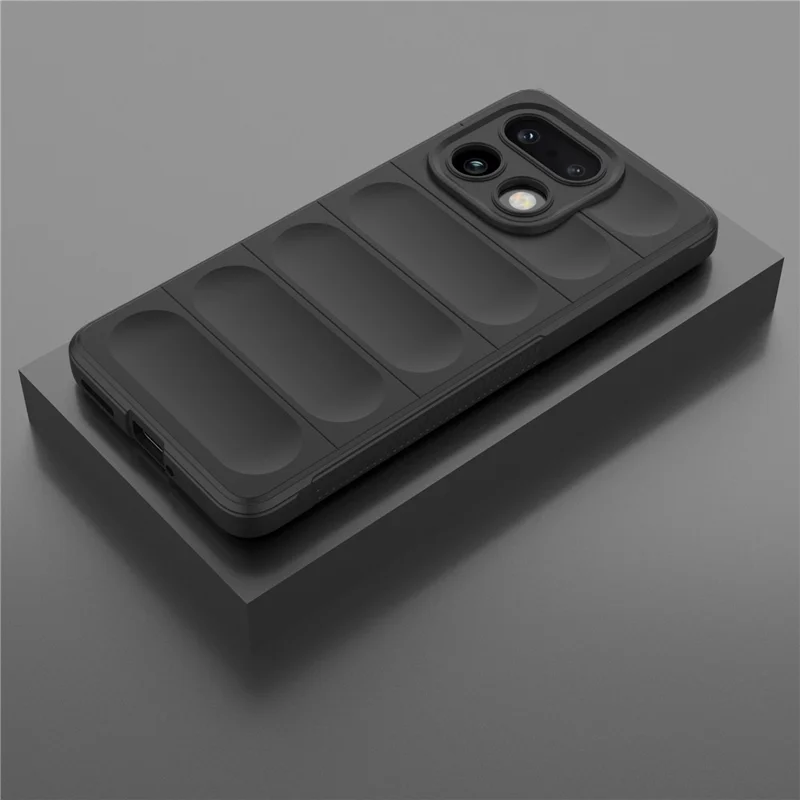 Coque pour Realme 16 Pro+ 5G, Antichute, Souple en TPU, Résistante, Protection Arrière - Noir