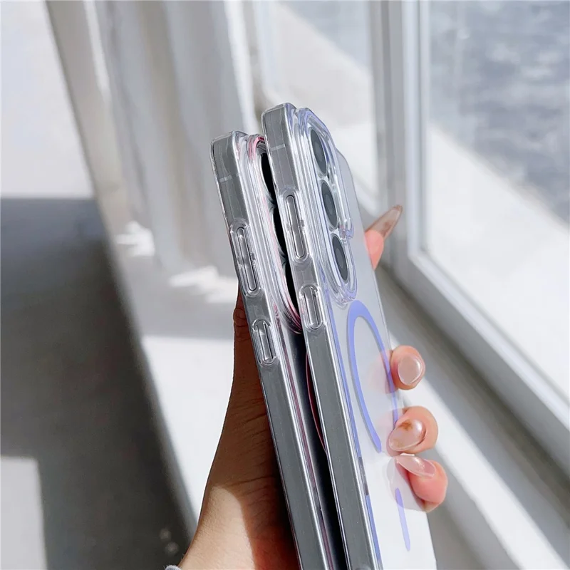 For Samsung Galaxy S26 Ultra Case Compatible with MagSafe Protective TPU + PC Phone Cover - White