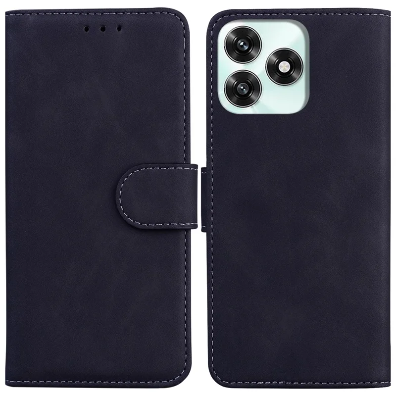 Case for Honor Play10A 4G  /  X5c Plus 4G  /  X5c 4G Solid Color Leather Wallet Phone Cover - Black