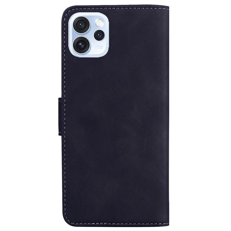 For Oppo Reno15 Pro Max 5G (Global)  /  Reno15 Pro 5G (China) Case Solid Color Leather Wallet Phone Cover - Black