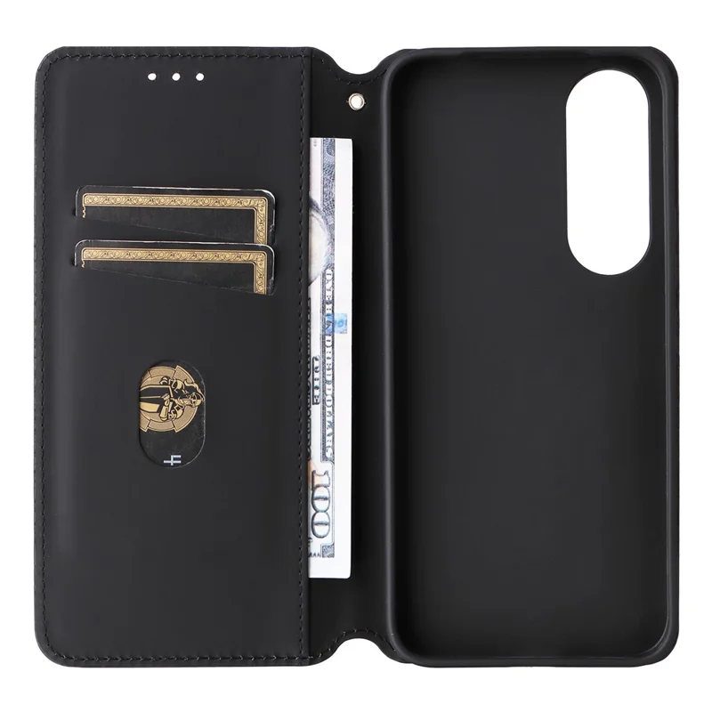 For vivo V70 FE 5G Case Wallet Rhombus Imprinted PU Leather Phone Cover - Red