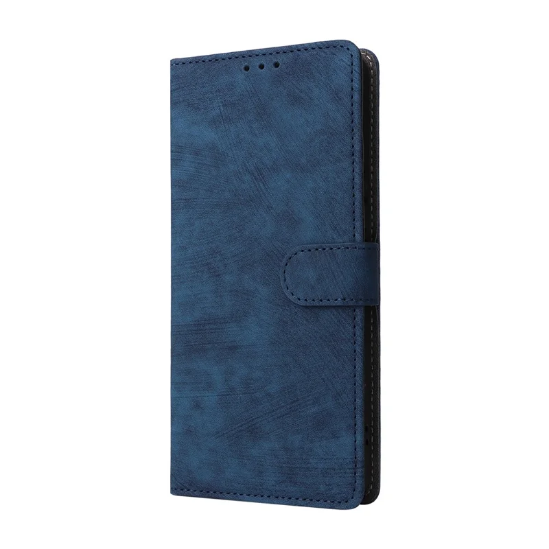 For vivo Y05 4G / Y11d 4G / Y21 5G (2026) Case Wallet RFID Blocking PU Leather Phone Cover Stand with Strap - Blue