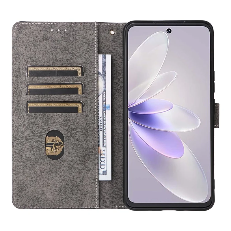 For Cubot Note 60 Case Wallet RFID Blocking PU Leather Phone Cover Stand with Strap - Black