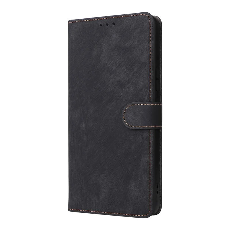 For Cubot Note 60 Case Wallet RFID Blocking PU Leather Phone Cover Stand with Strap - Black