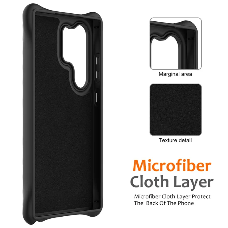 For Samsung Galaxy S26 Ultra Magnetic Case Ripple Texture Liquid Silicone Protective Cover with Strap - Black